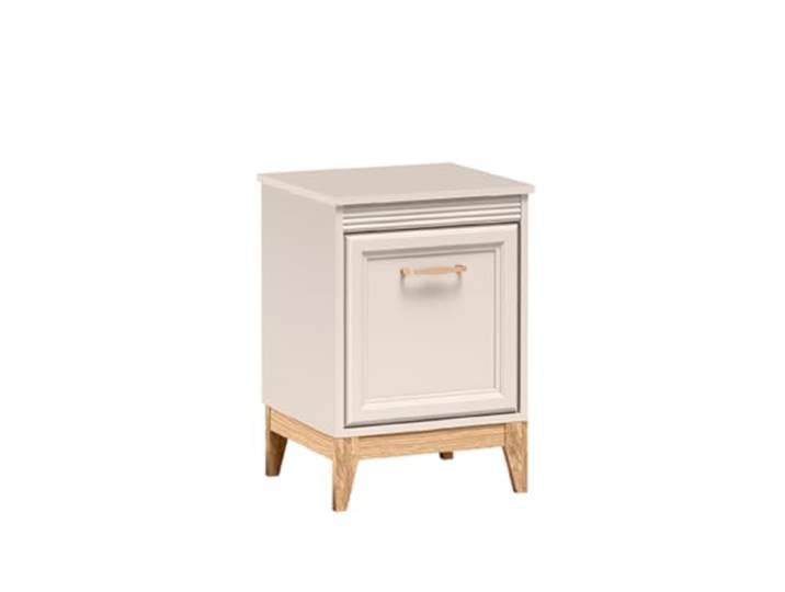 Komodee Nachttisch Lunenburg - Kaschmir - Holzbeine - 45 x 62 x 41 cm