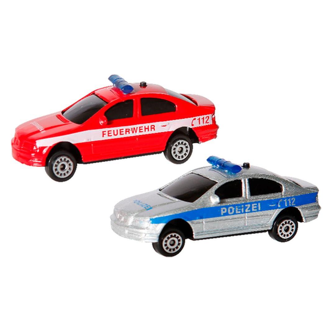 Speedzone Einsatzfahrezuge mit Licht & Sound, 7cm, 1 Stück (58097338)
