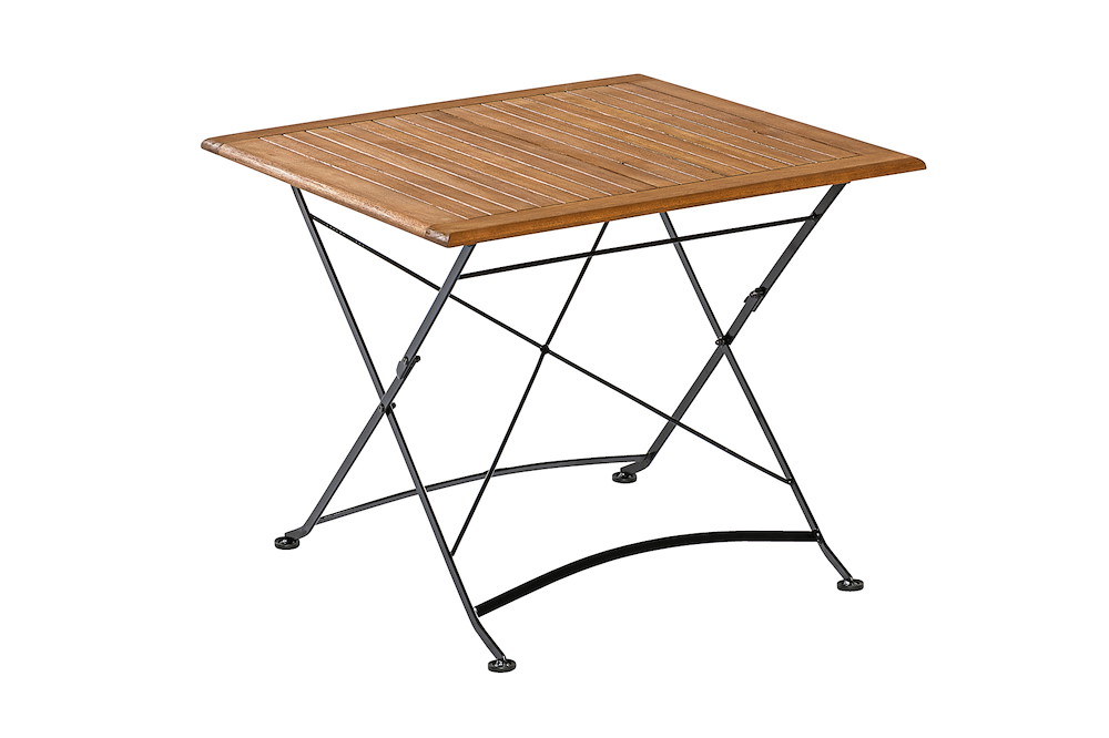 MERXXHANDELS Schlossgarten Klapptisch 90x90cmFlachstEukalyptusb 16908984
