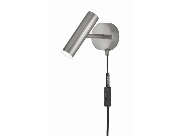 Schöner Wohnen Led-Wandleuchte Stina, Nickelfarben, Metall, 10x17 cm, mit Schalter, Lampen & Leuchten, Innenbeleuchtung, Wandleuchten, Wandlampen mit Schalter