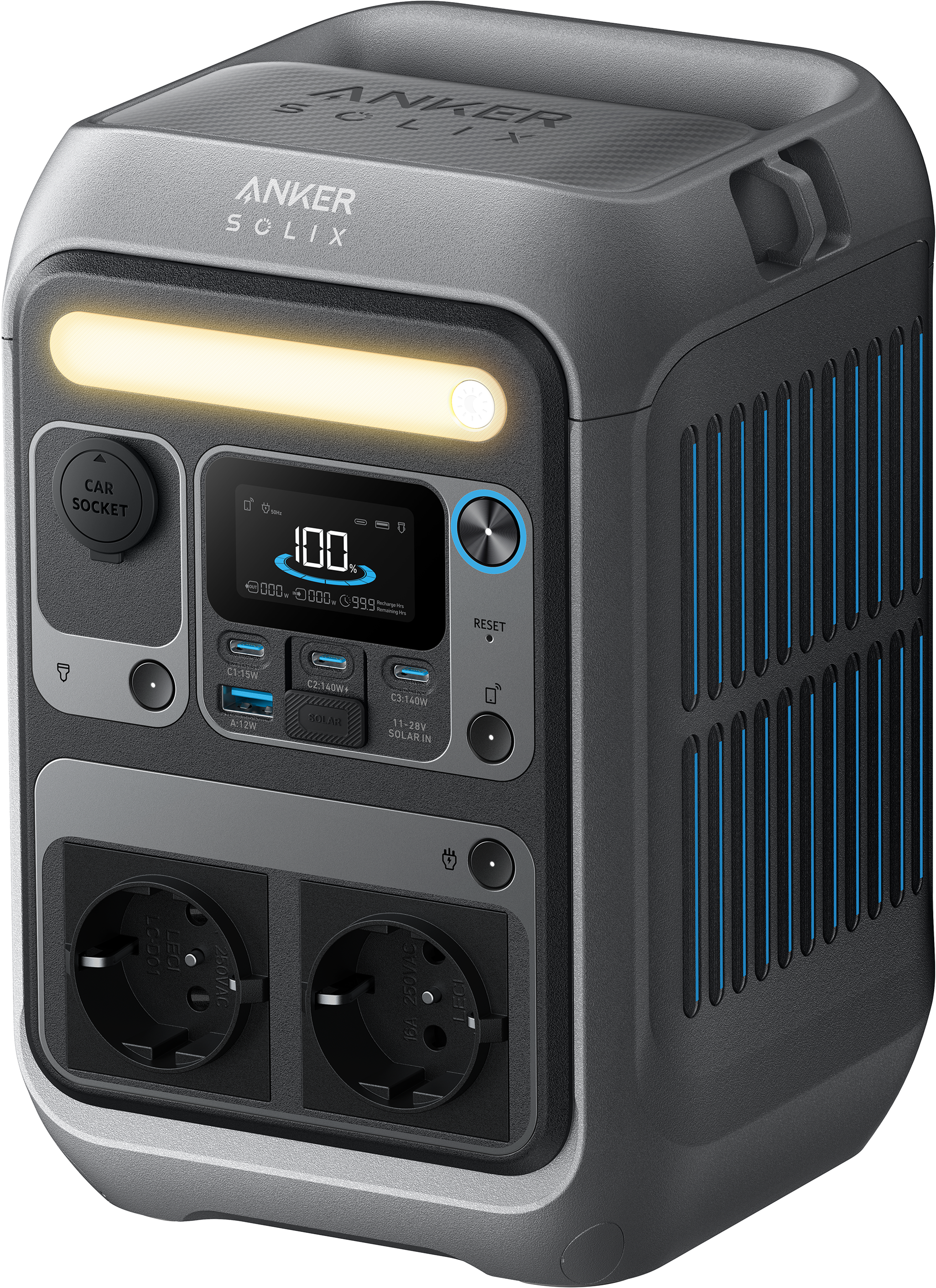 eufy Anker SOLIX C300 Tragbare Powerstation - 288Wh   300W