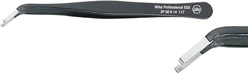 Wiha 32344 SMD-Pinzette Abgerundet 117 mm