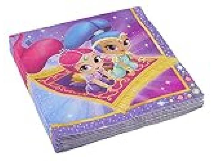 Amscan Shimmer & Shine Assiettes de fête en carton pour enfants 23 cm