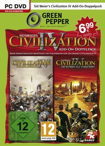 Take 2 - Sid Meier's Civilization IV ADD-ONs [Green Pepper] - Preis vom 09.10.2026 07:28:09 h