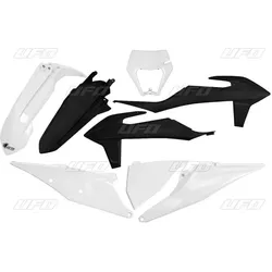 UFO, Motorrad Zubehör, Kunststoff-Set KTM EXC 125 '20-'21, EXC 250 / 300 TPI '20-'23, EXC-F 250 / 350 / 450 / 500