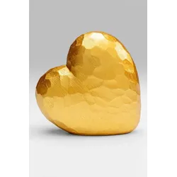 KARE DESIGN Deko-Objekt Heart Polyresin Gold