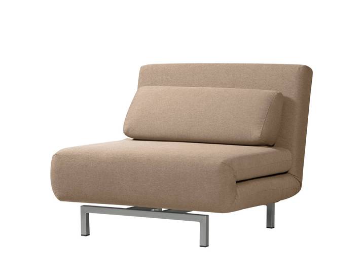 Schlafsessel COPPERFIELD Beige/Beige/Grau Stoff Zahira 92 x 78 x 85cm