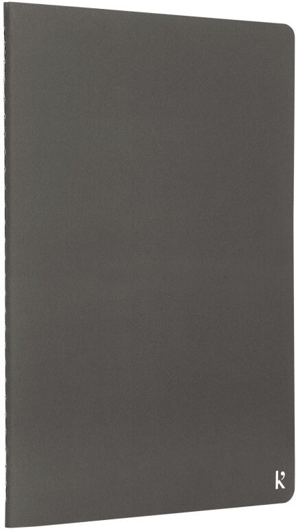 Ensemble de deux carnets K'arst® A5 Gris ardoise