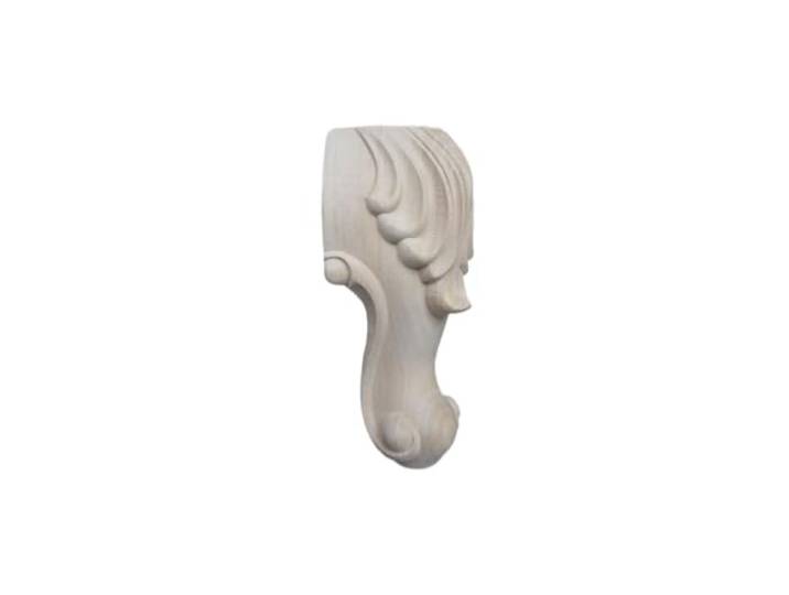MKYYIOED Möbelfüße Holz 2/4 Stück Holzmöbelbeine For Sofa, Couch, Stuhl, Couchtisch, Schrankfüße(B 12cmX6.5cmx5.5cm)