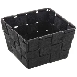 Wenko Badkorb Adria mini black square - L/B/H ca. 14.00x14.00x9.00