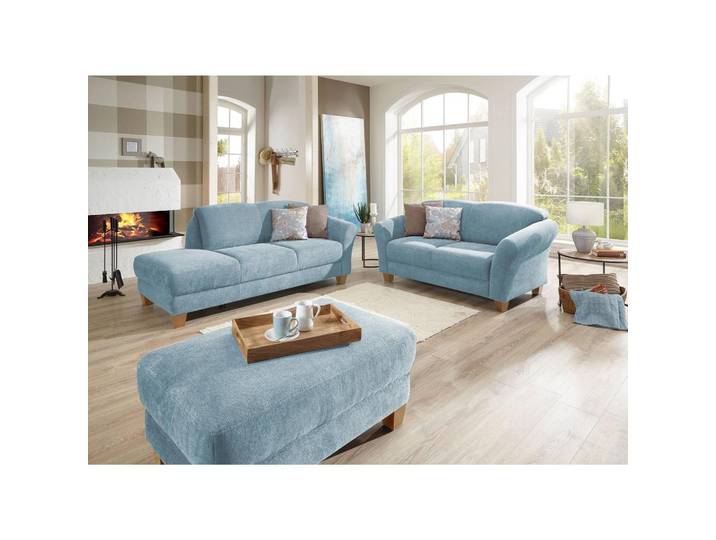 Hocker Gotland hellblau, 101x45x66 cm