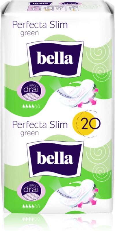 BELLA Perfecta Slim Green serviettes hygiéniques 20 pcs