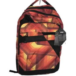 Nitro Lock Snowboardrucksack Plaid Red-Blue 37L