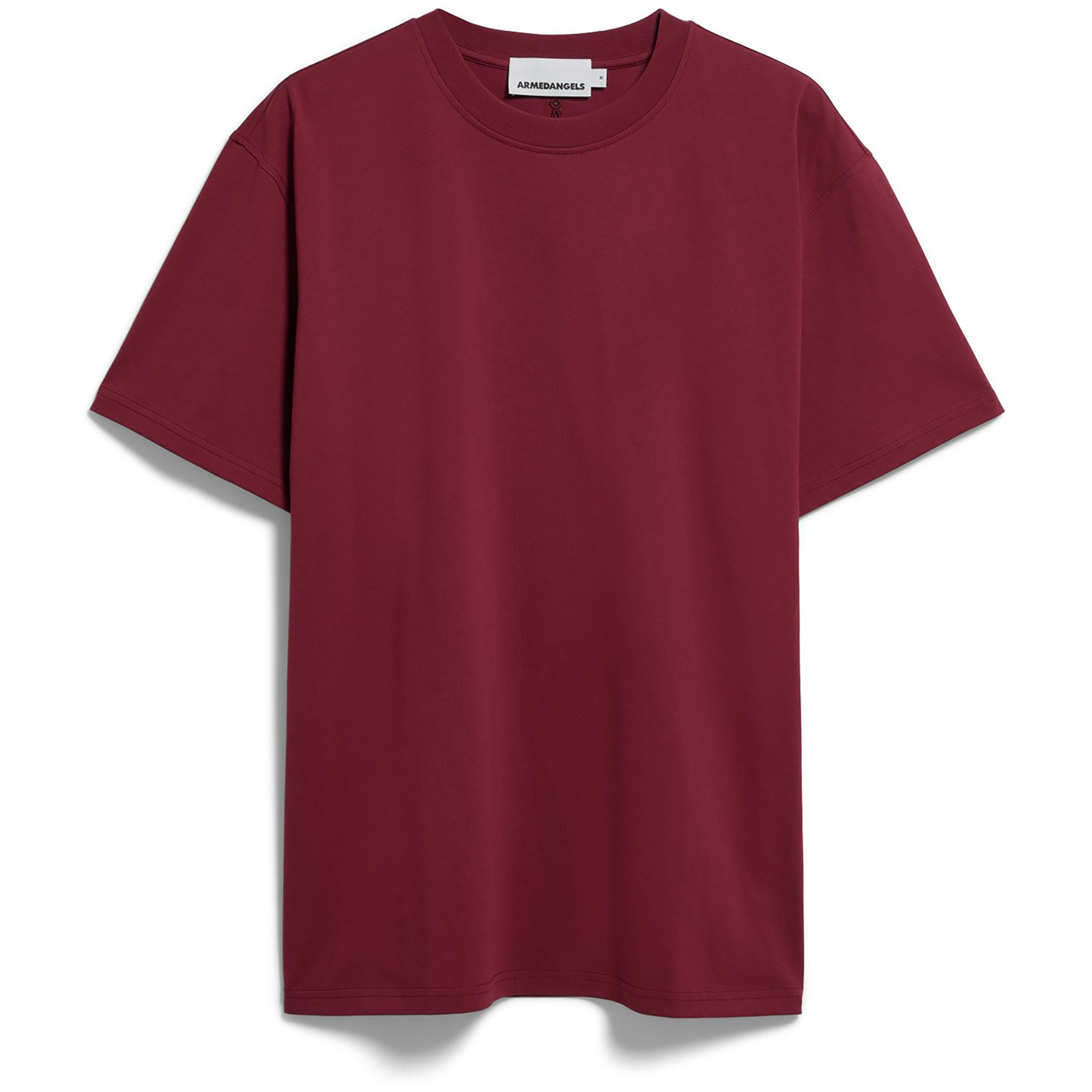 Armedangels Maarkos Mid Weight Herren T-Shirts rot Größe S Lifestyle Hautfreundlich