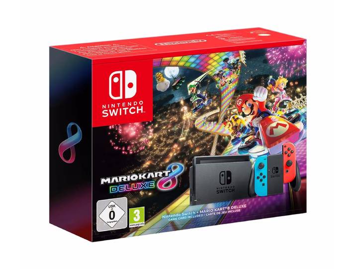 Nintendo Switch + Mario Kart 8 Deluxe Nintendo Switch Konsole