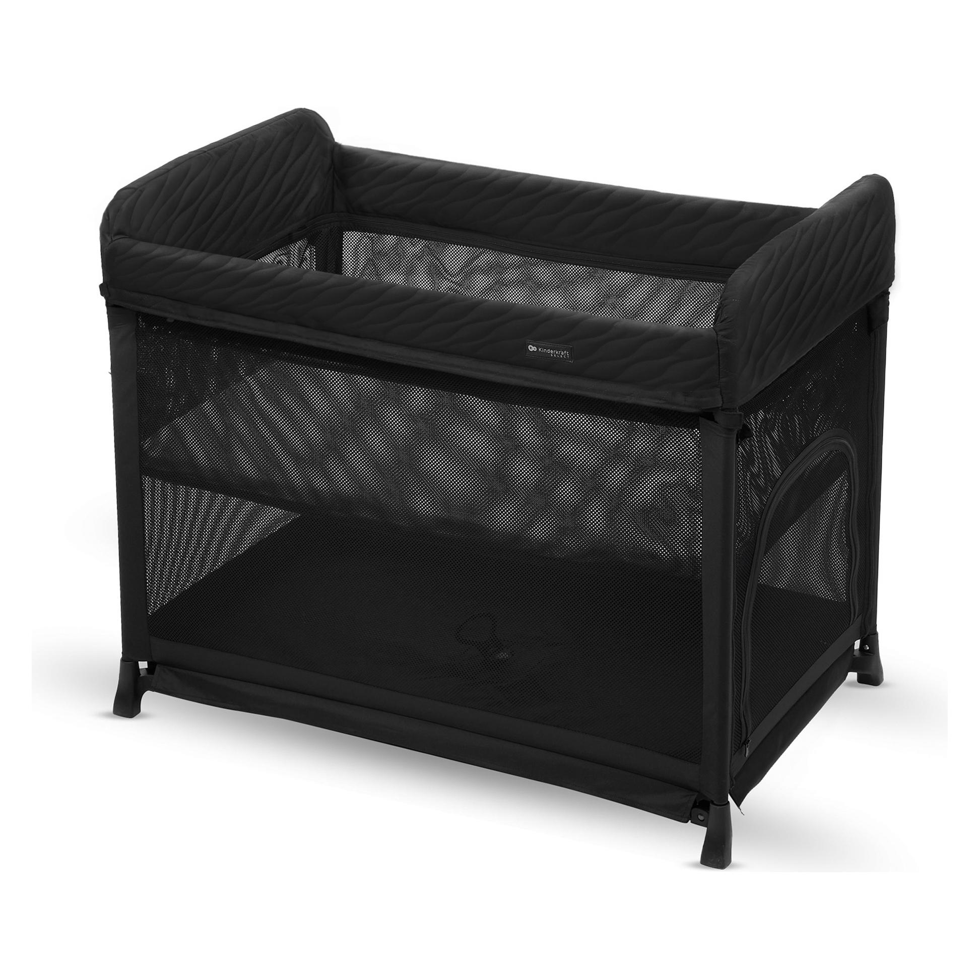 KinderKraft Reisebett MOON DREAM Black (53 x 93.50 cm) (5902533925933)