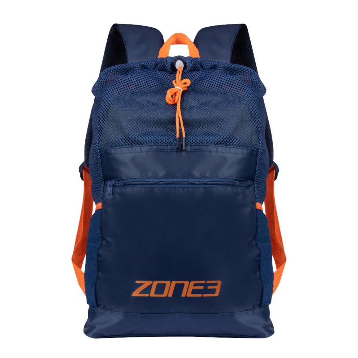 Mochila Zone3 Mesh Grande Azul Laranja