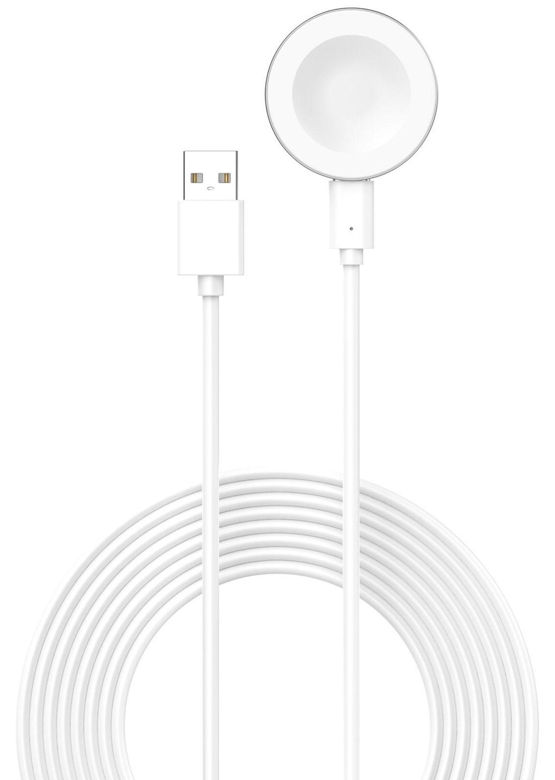 Wigento Magnetische USB-C Laadkabel voor Huawei Watch GT6, Pro, GT5 Pro en GT5, Wit, 1 meter