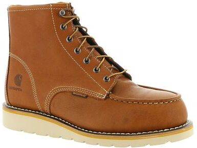 "Carhartt CMW6275 6"" Steel Toe WP Wedge - Mens 11 Tan Boot W"