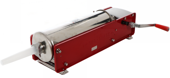 Tre Spade Mod. 15 Rosso - manueller Wurstfüller 15 Kg - 2 Geschwindigkeiten