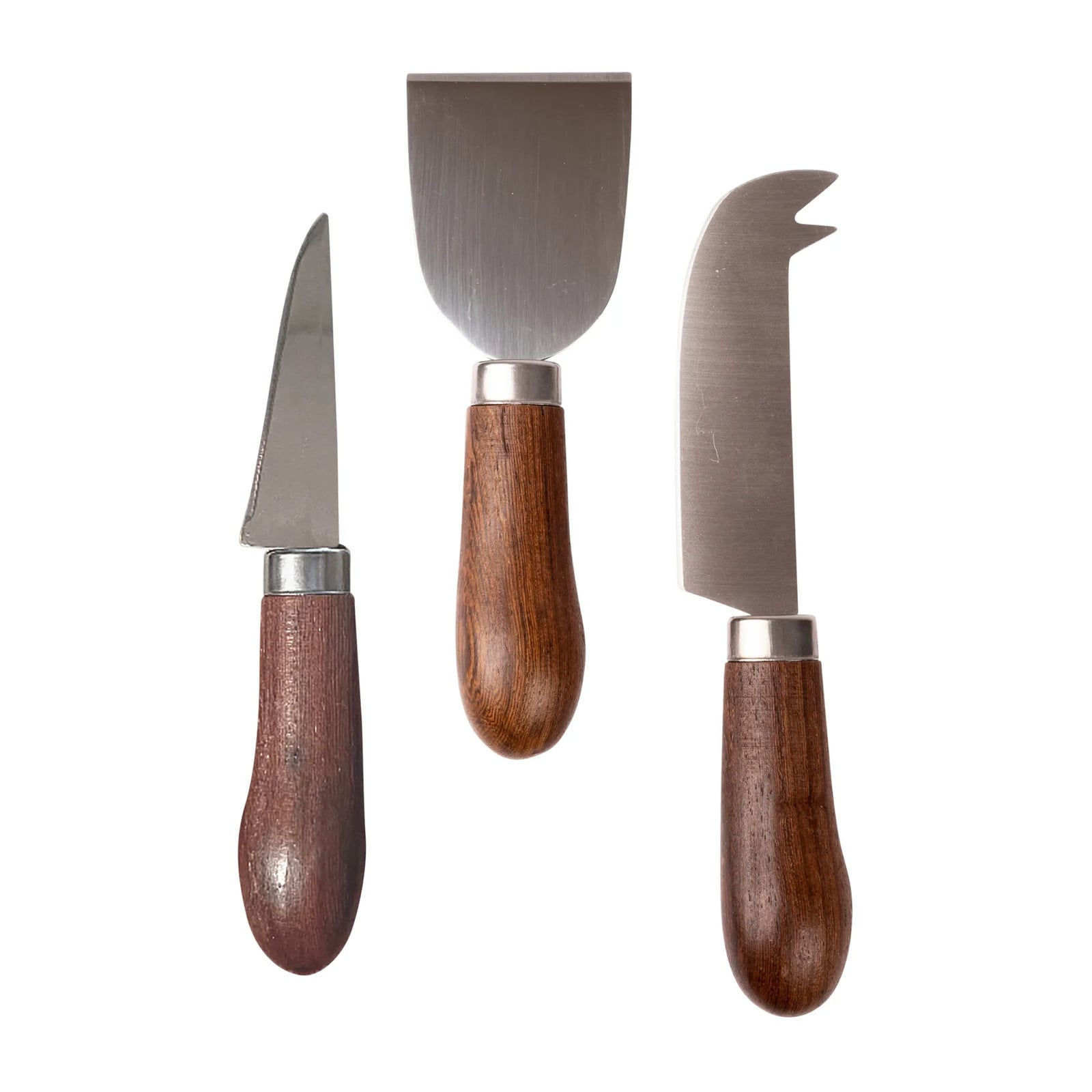 Sagaform Astrid kaasmessenset 3-pack Bruin-zilver