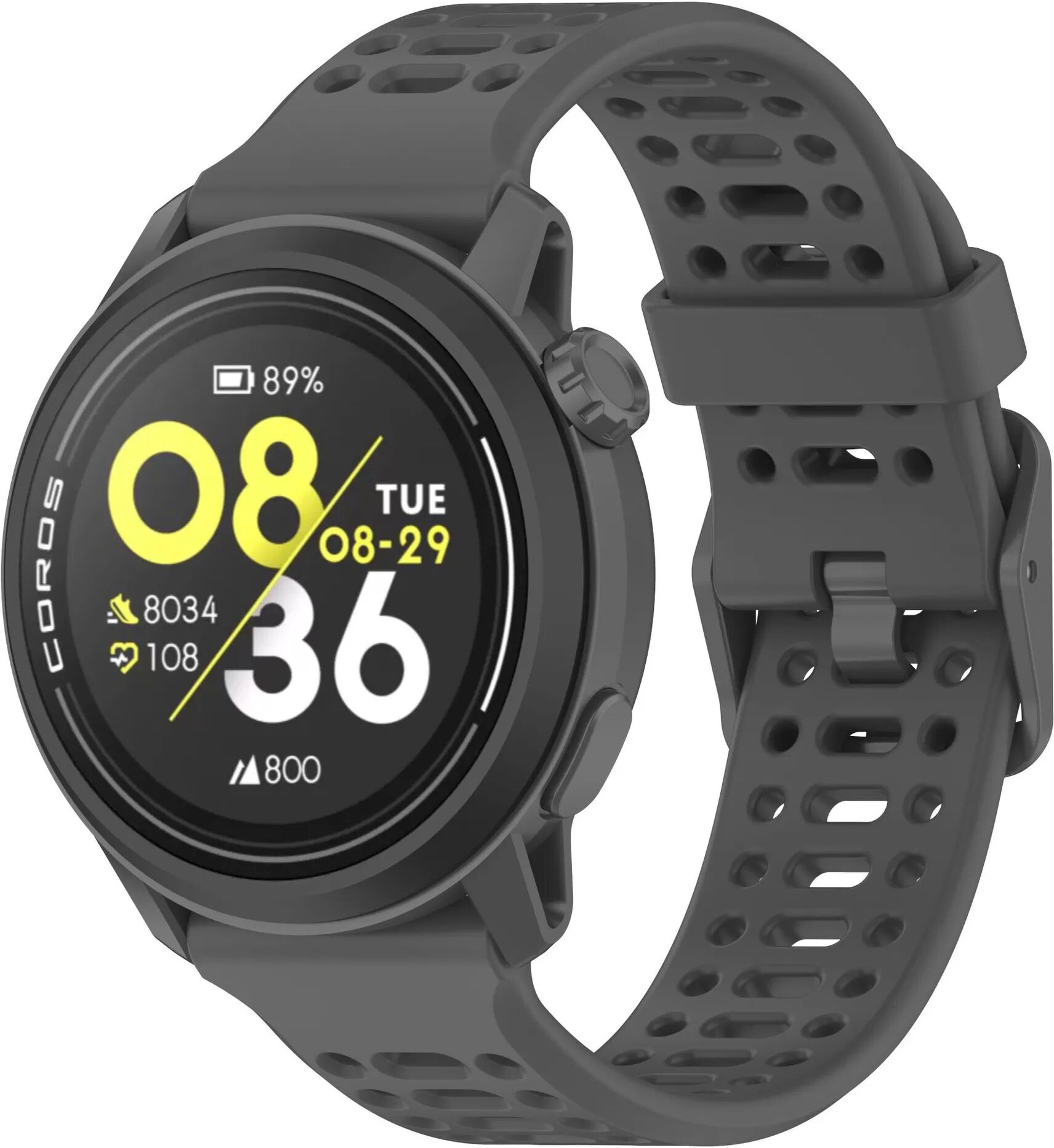 INF Silikon-Uhrenarmband für COROS PACE 3 Schwarz