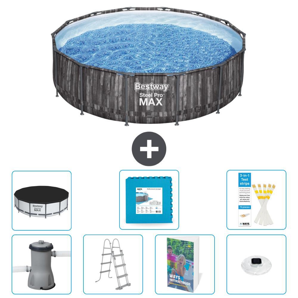 Bestway Steel Pro MAX Rund - 427x107 cm - 6-teilig S674