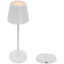 CMD, Tischlampe, LED Akku-Tischleuchte 2W steuerbare Lichtfarbe IP44 Weiss CMD-9079 (150 lm)
