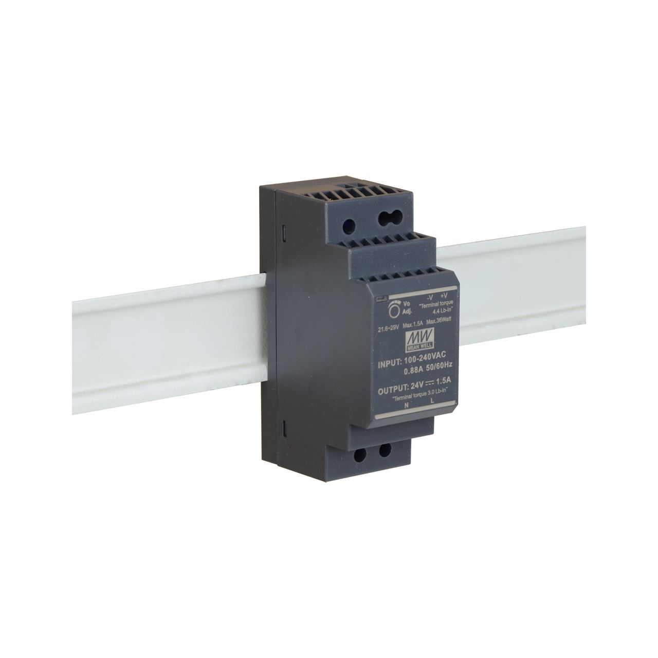 D-LINK 24W Industrie Netzteil Ultra slim design with 17,5mm 1SU width