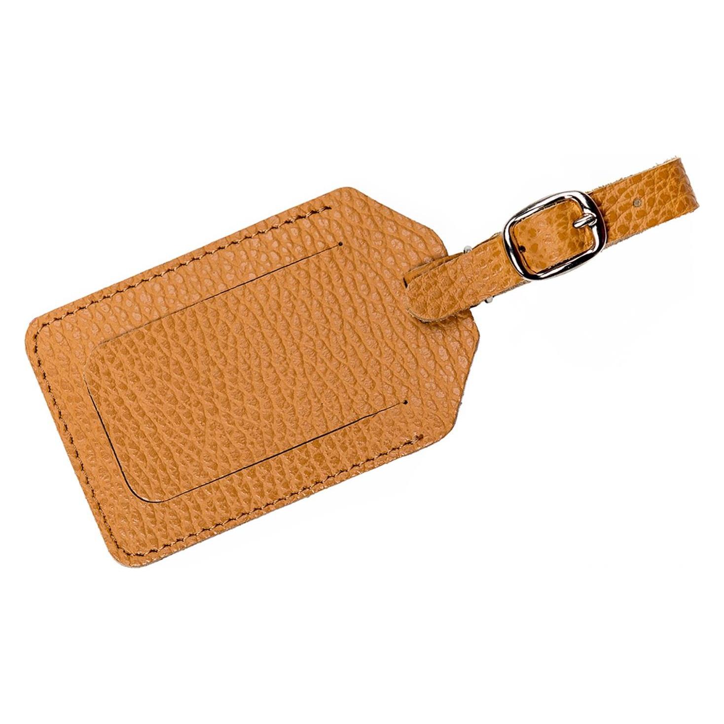 Pack Easy Adresshalter (Gepäckanhänger) (0418-cognac)