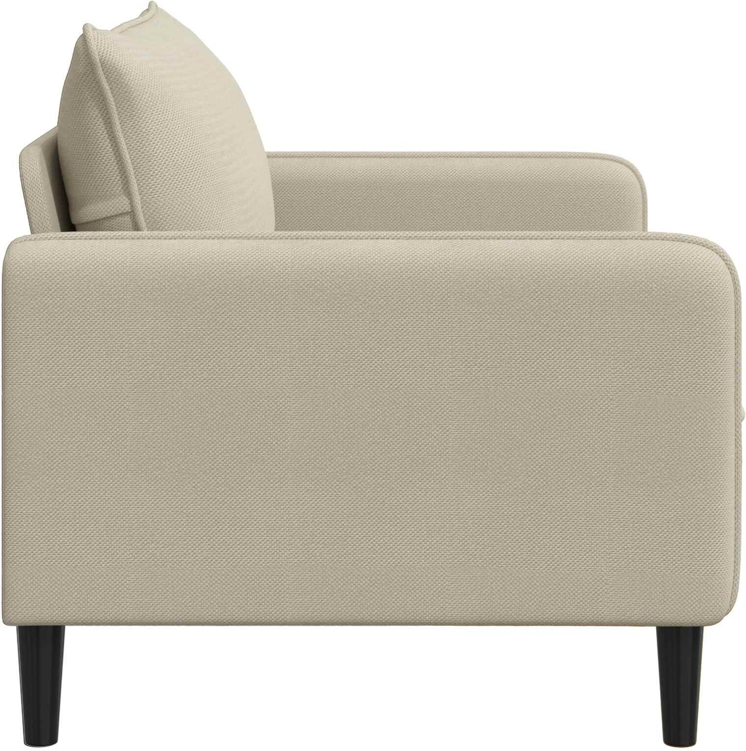 vidaXL Fauteuil XL Sable Velours