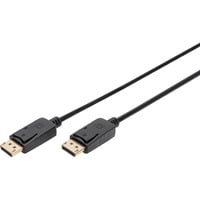 DisplayPort Anschlusskabel, Full HD 1080p schwarz, 15 Meter