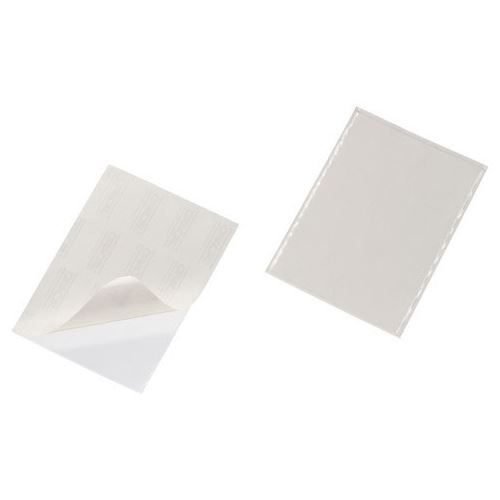 Durable Selbstklebetaschen POCKETFIX, DIN A5, transparent