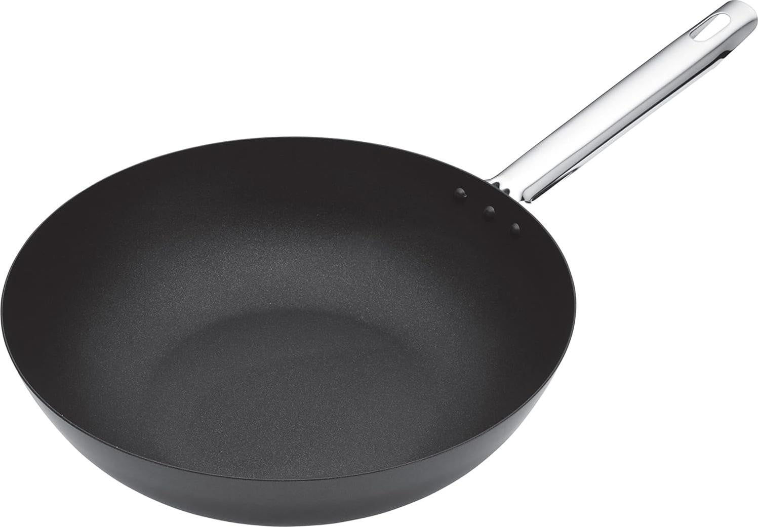 MasterClass Professionele anti-aanbak wok van koolstofstaal voor inductie, 30 cm