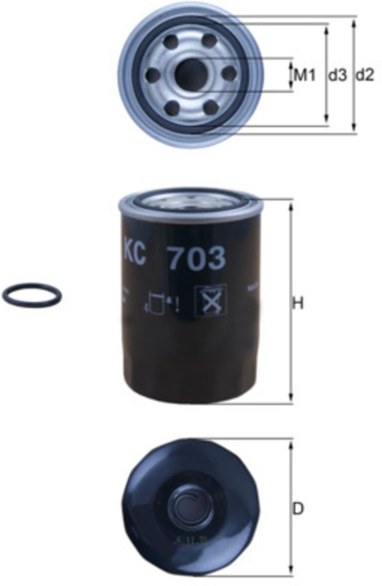 Knecht Filtro carburante KC 703D
