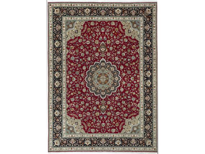 Täbriz 50Raj Teppich 297x402 Handgeknüpft Orientteppich Perserteppich Wolle mit Seide