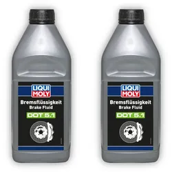 2x Bremsflüssigkeit DOT 5.1 LIQUI MOLY 21162 Bremse Flüssigkeit Brake Fluid 1 Liter