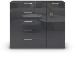 Kommode Flipp Glas Basalt