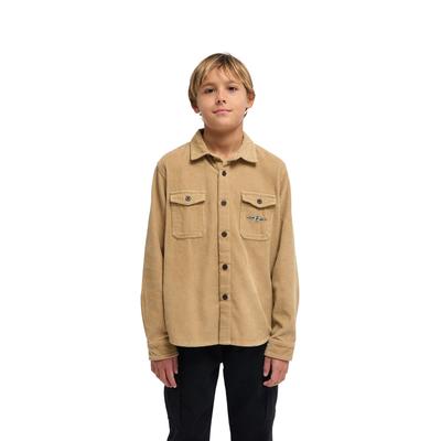Langarmhemd BILLABONG "Bong Days", Kinder, Gr. M, grün (khaki), 100% Baumwolle, Tops