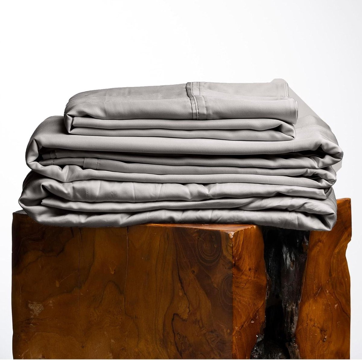 Beddengoed Set Eucalyptus Lakens Twin XL Steengrijs