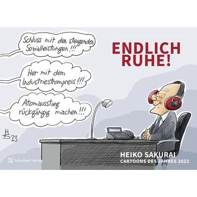 Endlich Ruhe! - Sakurai Cartoons des Jahres 2023, Taschenbuch von Heiko Sakurai, Schaltzeit