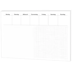 RNK-Verlag Schreibtischunterlage Office - liniert & kariert 48,0 x 33,0 cm, weiß
