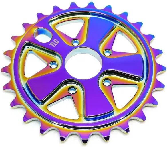 BMX Kettenblatt TLC Vintage 5-Spoke (Rainbow - 25T)