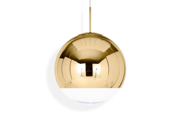 Tom Dixon Mirror Ball Pendelleuchte LED Ø50cm Gold