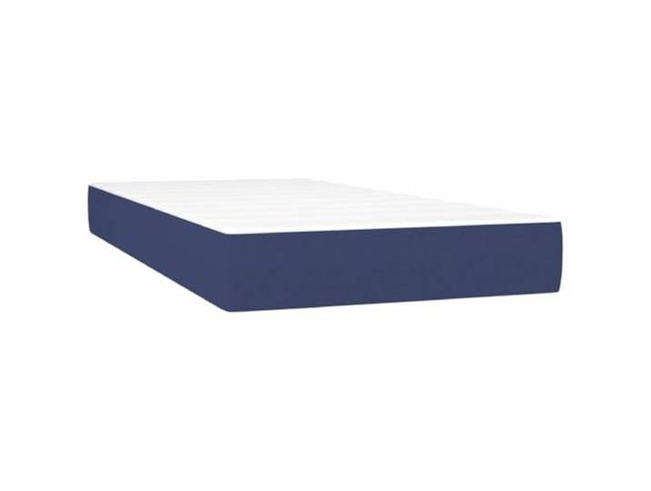 TUERYAFEK Taschenfederkernmatratze 90x190x20 cm Mittel Blau Atmungsaktiver Stoff, stoßdämpfender Schaumstoff, mittelharte Unterstützung, langlebig