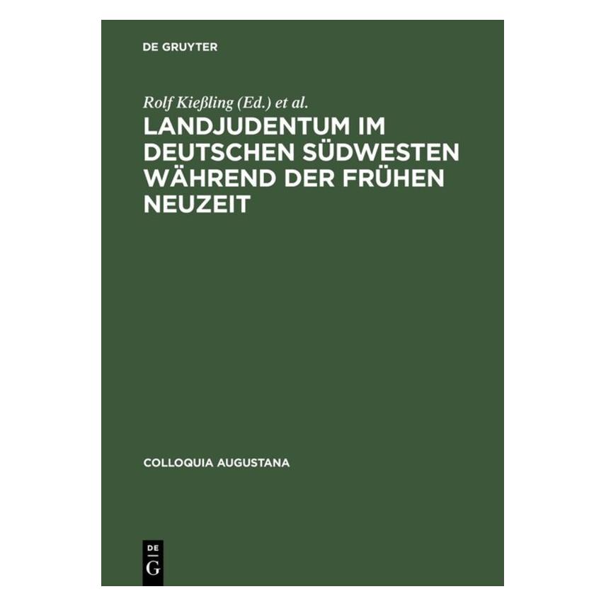 De Gruyter Landjudentum im deutschen Südwesten (Deutsch, Hardcover) (67759070)
