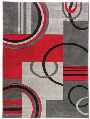 "Well Woven Modern Geometric Arcs and Shapes Area Rug - 9'3"" x 12'6"""
