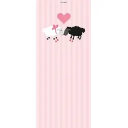 Scheurich Türfolie Happy Sheep, für Innen- Außentüren