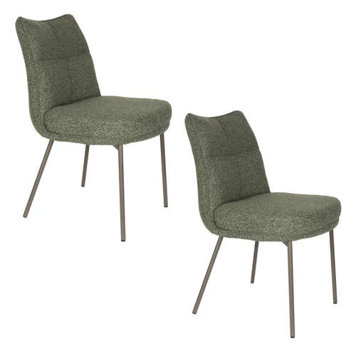 Housecraft Living Jacques eetkamerstoelen met armleuningen (set van 2)