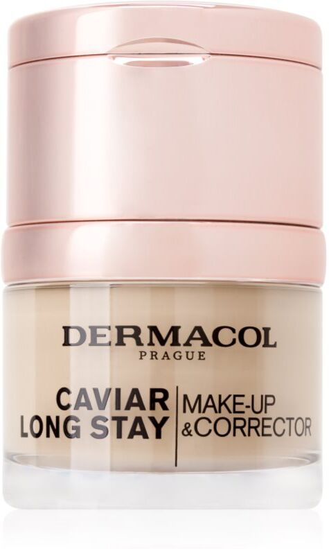 Dermacol Caviar Long Stay pitkäkestoinen kaviaariuutetta sisältävä meikkivoide ja kaunistava peitevoide sävy fair 30 ml